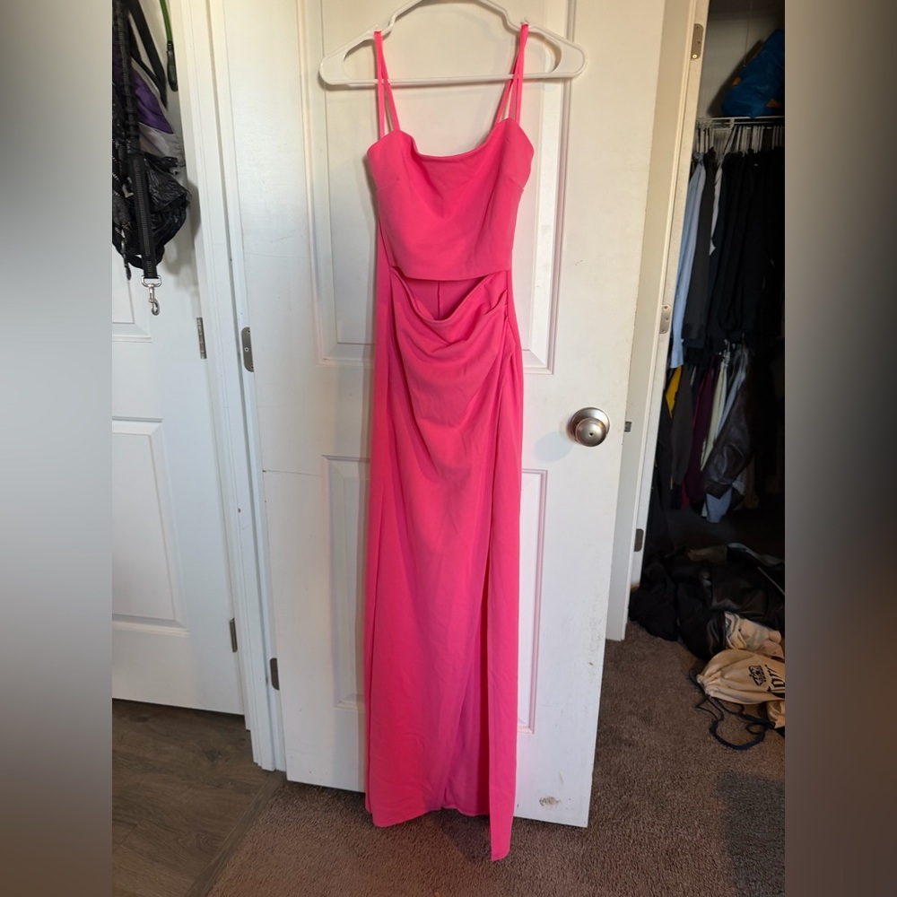 Emerald Sundae Vibrant Pink Maxi Dress